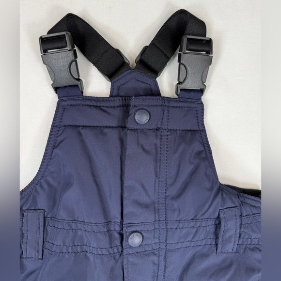 BABY GAP Unisex Toddler Navy Blue Cold Control Max Snow‎ Bib Overalls Size 2 - Picture 5 of 9